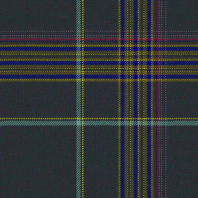 Maharam - Plaid mélangé - 466364.004 Cadet