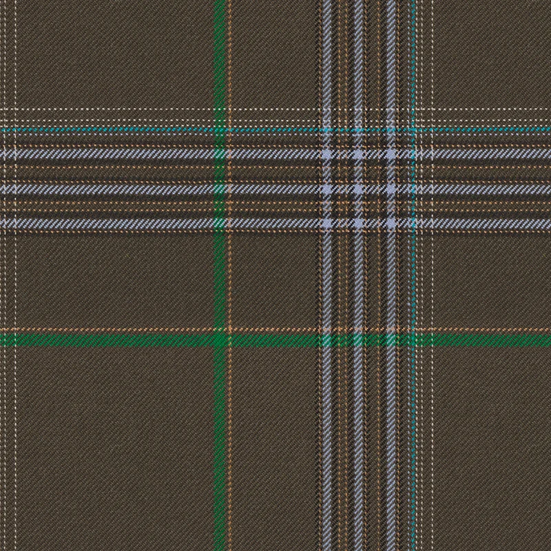 Maharam - Motif tartan mélangé - 466364.002 Fauve