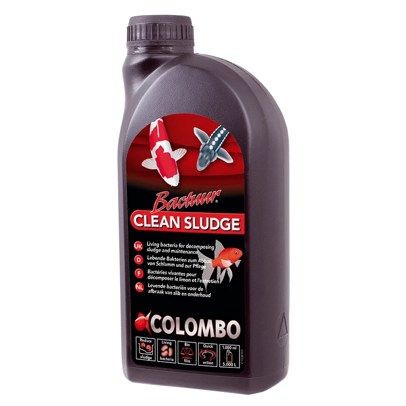 Bactuur Clean Sludge 1000ml pour 5000litres - Réducteur de vase