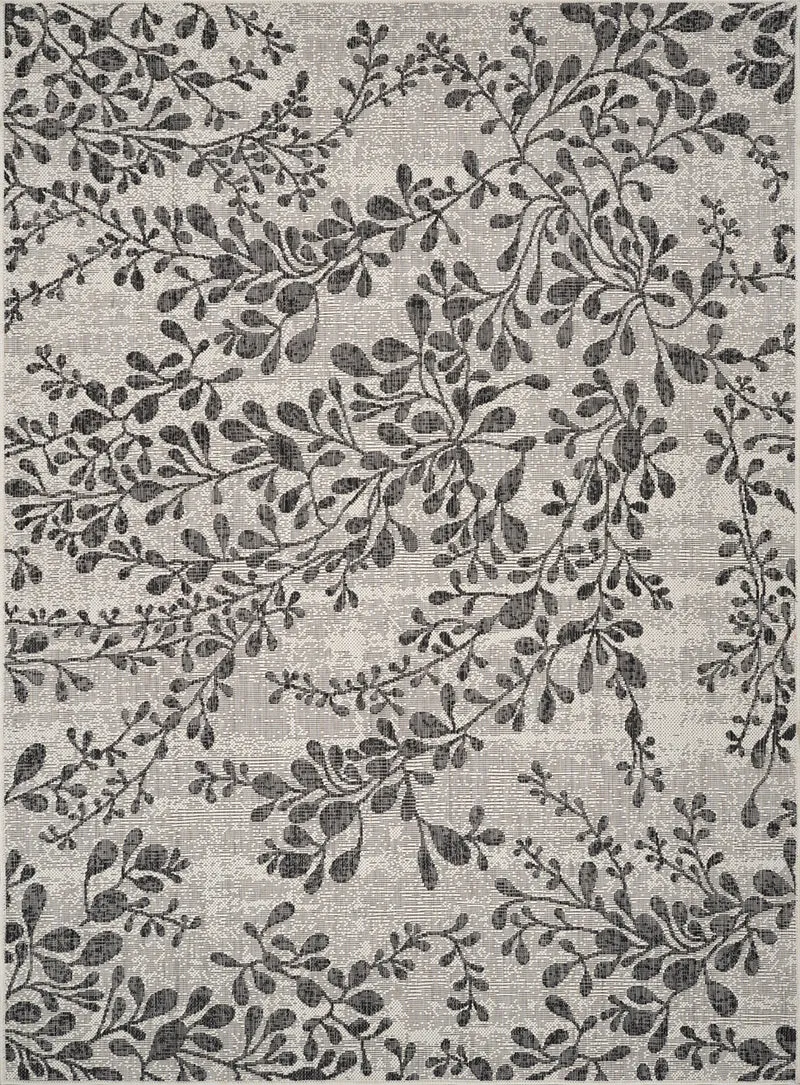 HASSELT Tapis d'Extérieur/Intérieur Ivoire/Gris 160x213