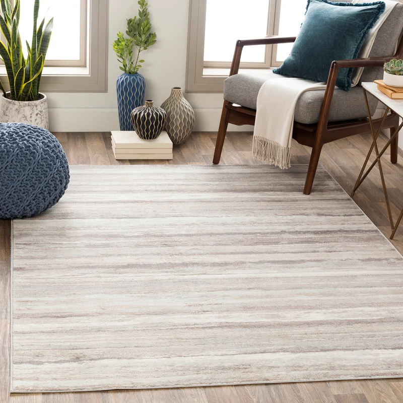Tapis Scandinave Moderne Gris/Marron Dusel