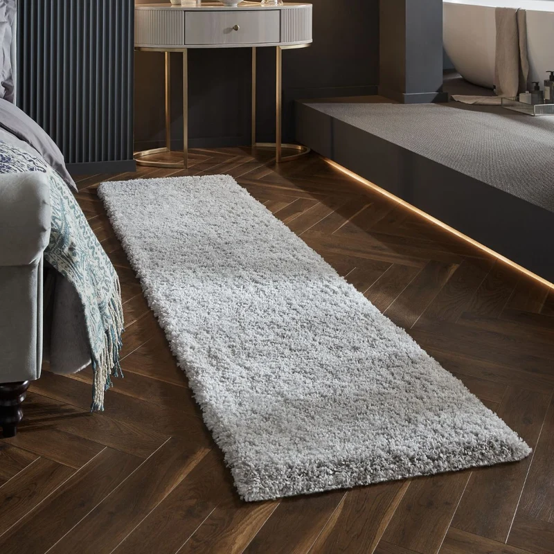 Tapis shaggy Gris 60x230cm