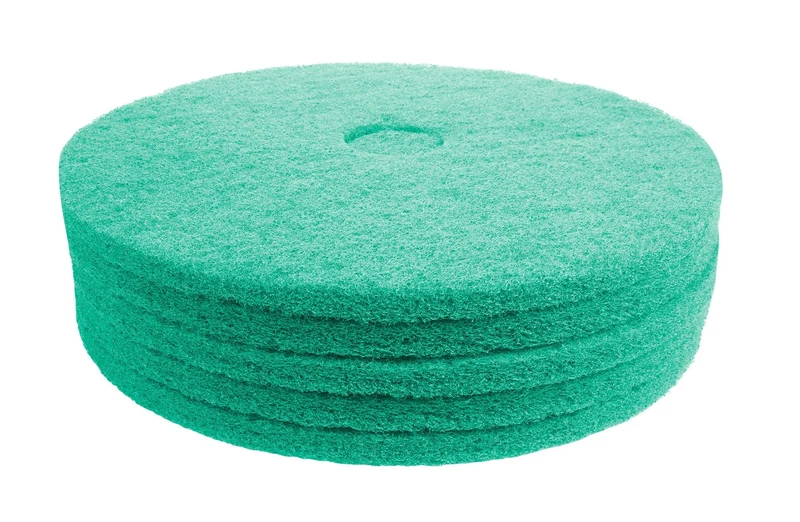 Tampons pour polisseuse à plancher - pour brunissage à haute vitesse - 24" (60,9 cm) - aqua - boîte de 5 - Norton