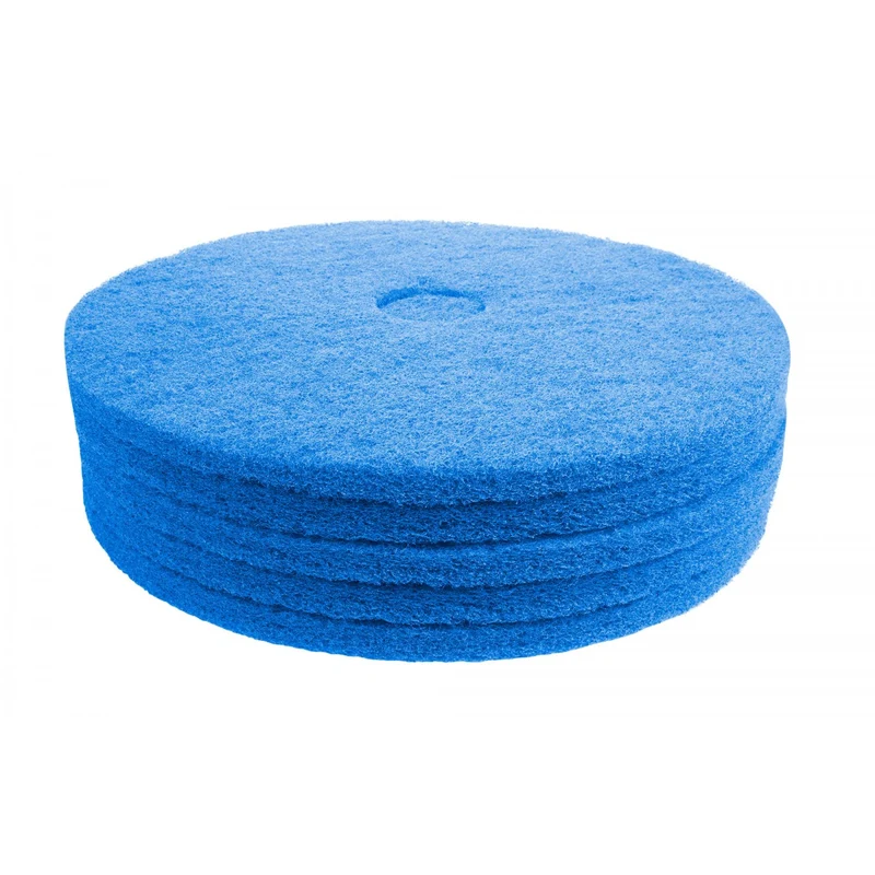 Tampon pour polisseuse à plancher - pour récurer - 20" (50,8 cm) - bleu - boîte de 5 - Norton
