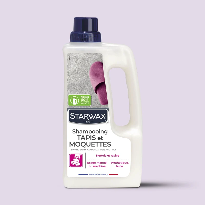 Shampooing raviveur pour tapis et moquettes