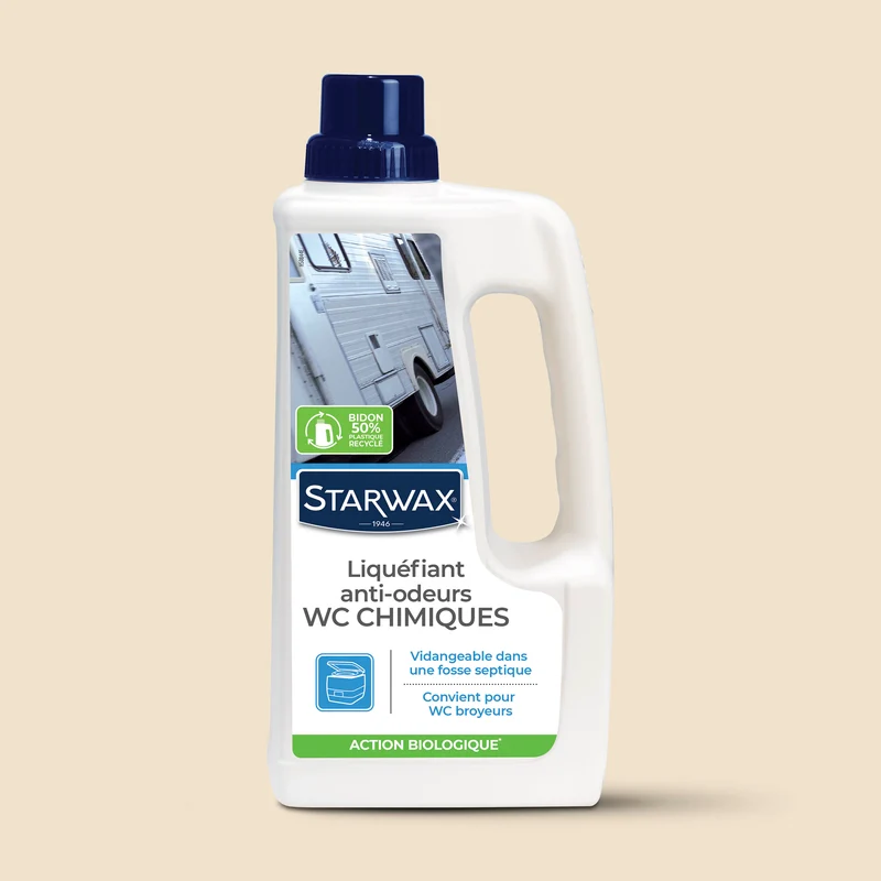 Liquéfiant désodorisant pour WC chimiques