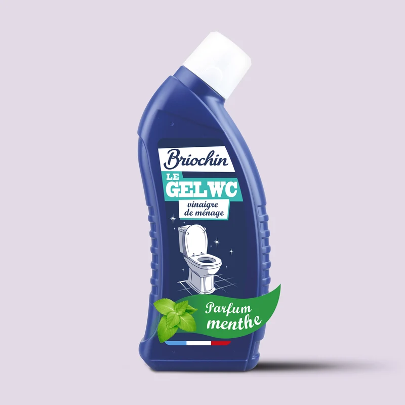 Gel WC au vinaigre de ménage - parfum menthe