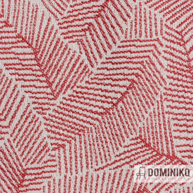 Vyva Fabrics - Hemp Botanic - 774 38 - Rubis