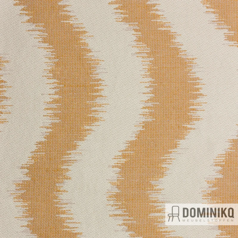 Vyva Fabrics - Hemp Wavy - 7109 - Orange douce
