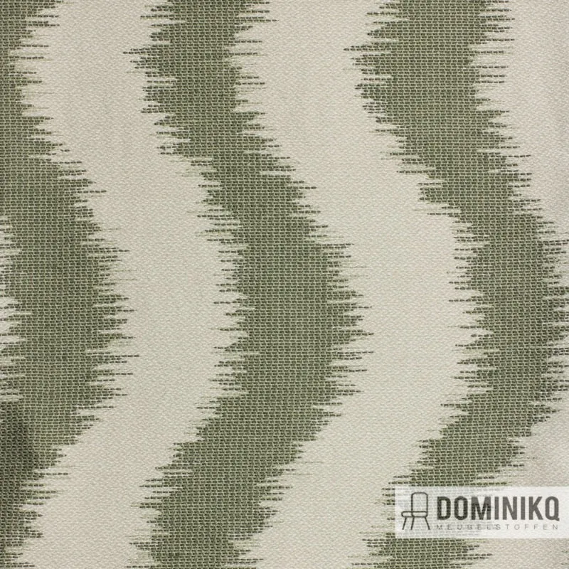Vyva Fabrics - Hemp Wavy - 7111 - Vert fougère