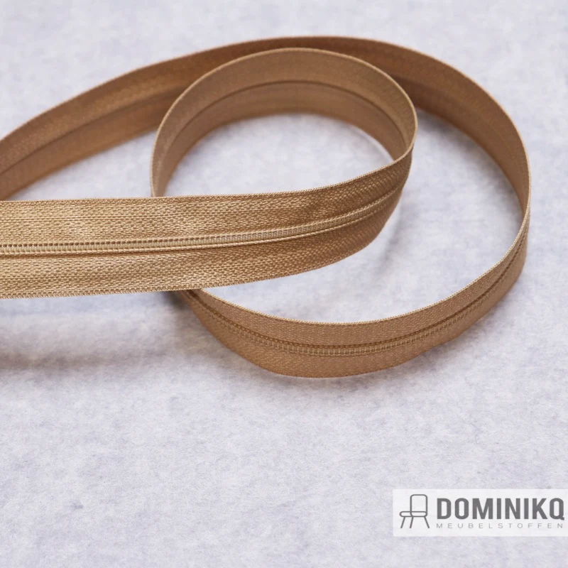 Fermeture éclair sur rouleau - Beige Foncé - S40 - OPTI - 8542 - 25mm