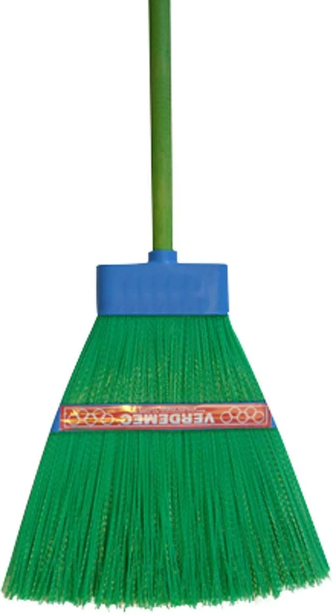 Balai plastique fibres vert