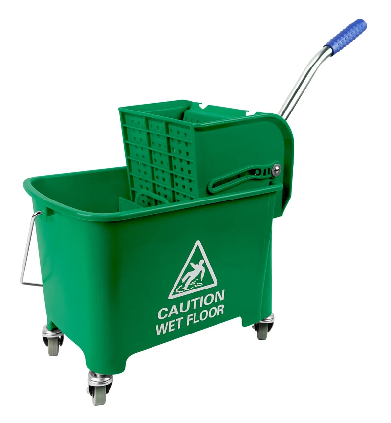 Ensemble seau et tordeur à pression latérale - 4,6 gal (21 L) - verte