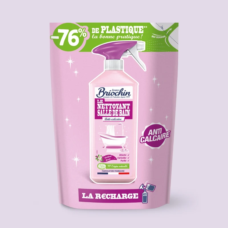 Recharge Nettoyant Salle de bain parfum floral