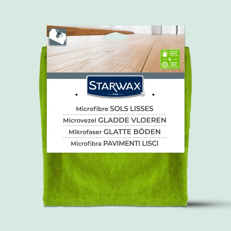 Serpillière microfibre pour sols lisses