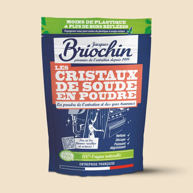 Cristaux de soude en sachet Doypack