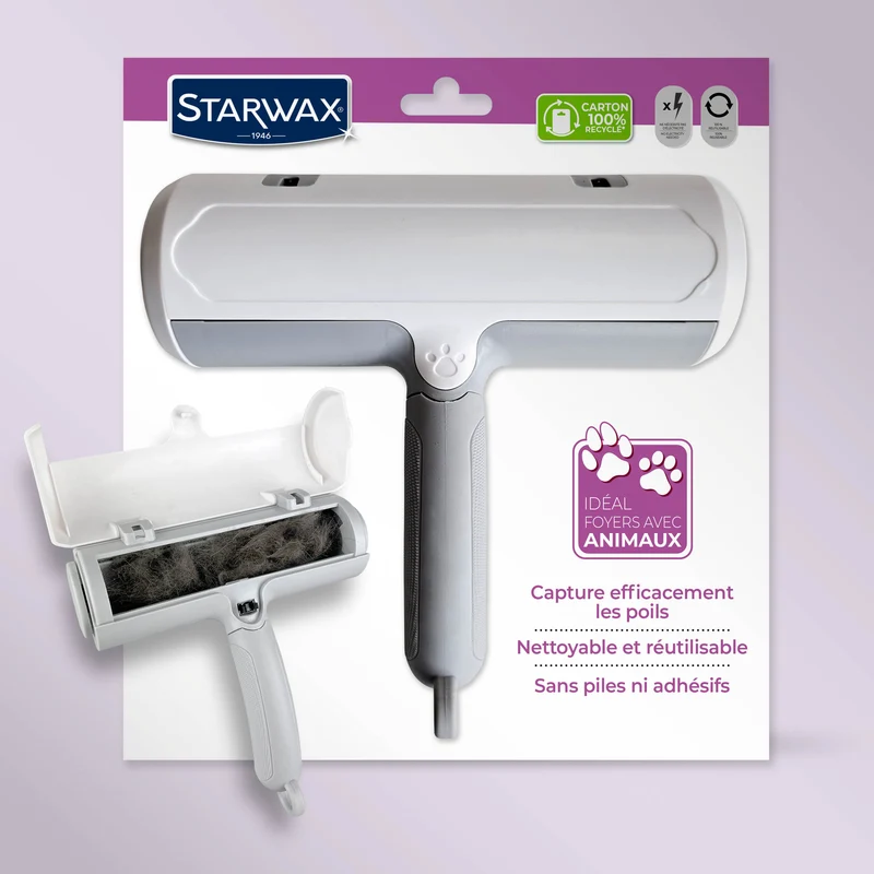 Brosse anti-poils animaux