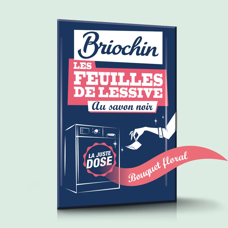 Feuilles de lessive au Savon noir parfum Bouquet floral