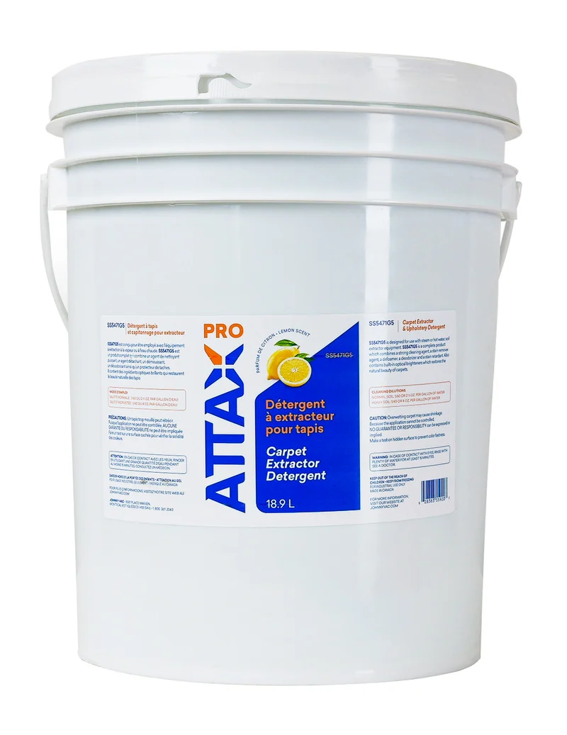 Détergent à extracteur pour tapis - 20 L (4,4 gal) - Attax ® Pro