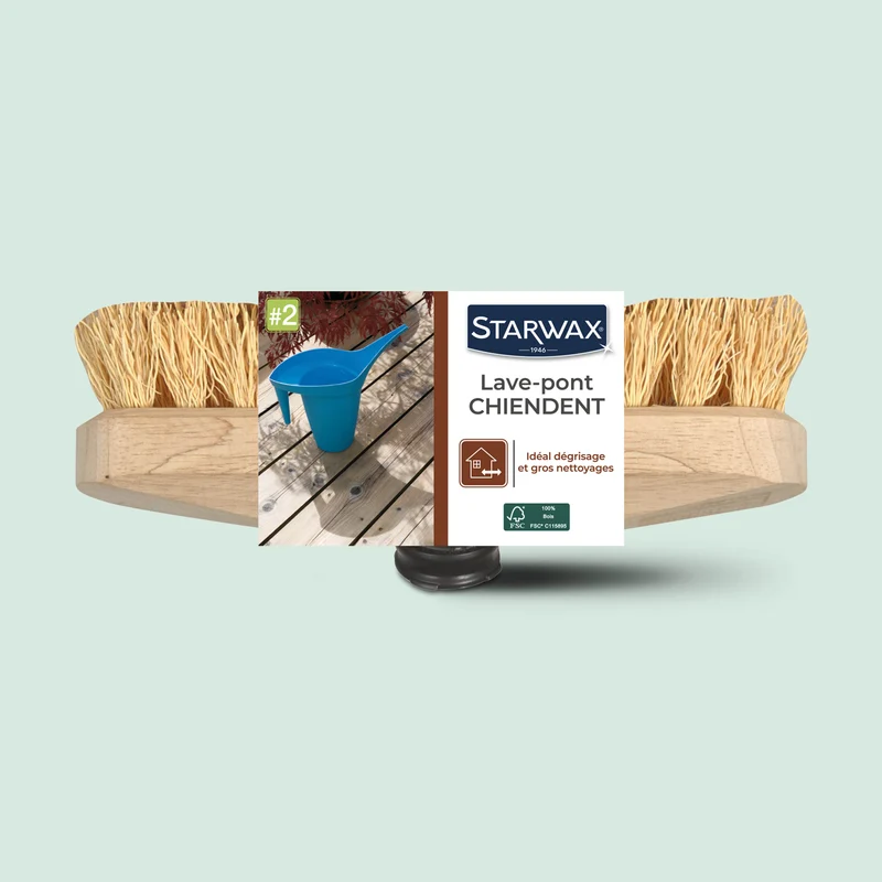 Lave pont chiendent pour terrasses et sols carrelés FSC®