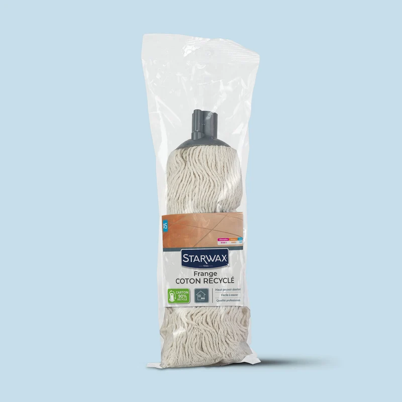 Frange coton recyclé pour sols lisses