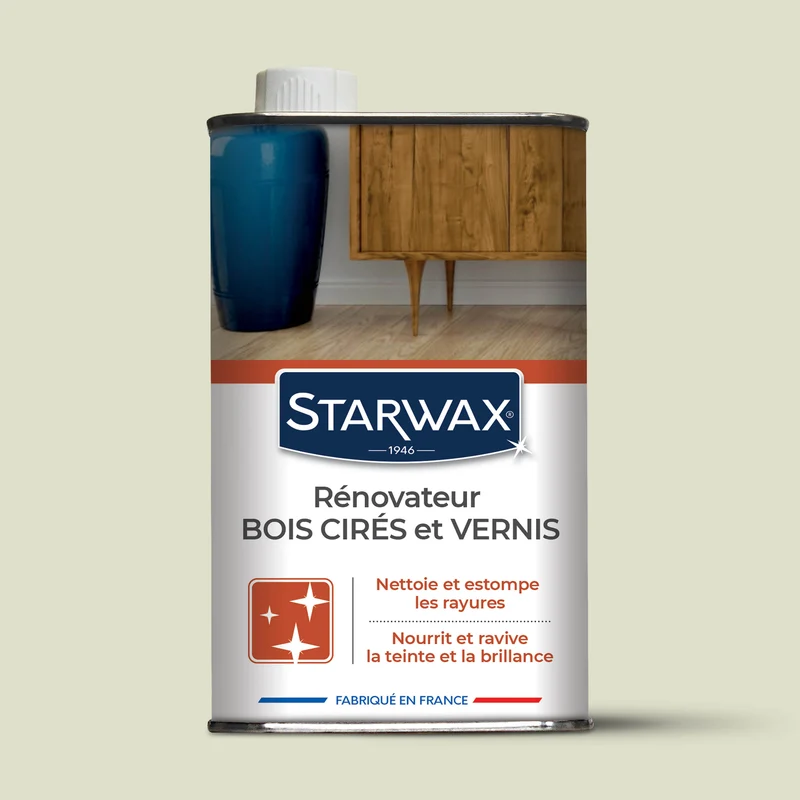 Rénovateur bois cirés et vernis pour mobilier intérieur