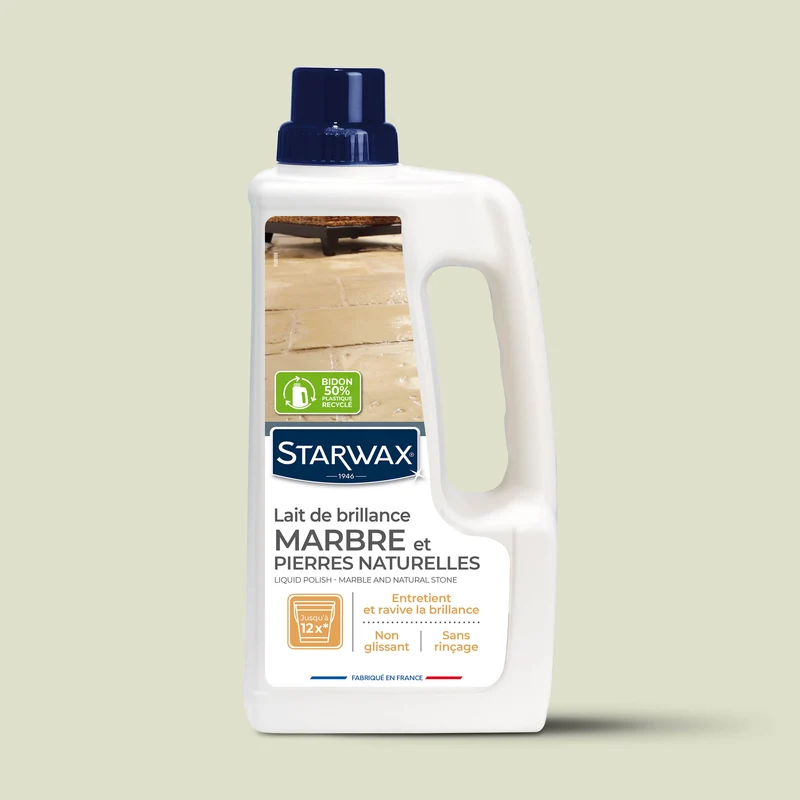 Lait de brillance pour marbres et pierres naturelles