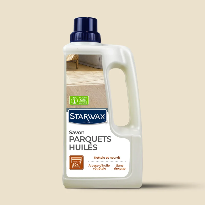 Savon d'entretien pour parquets huilés