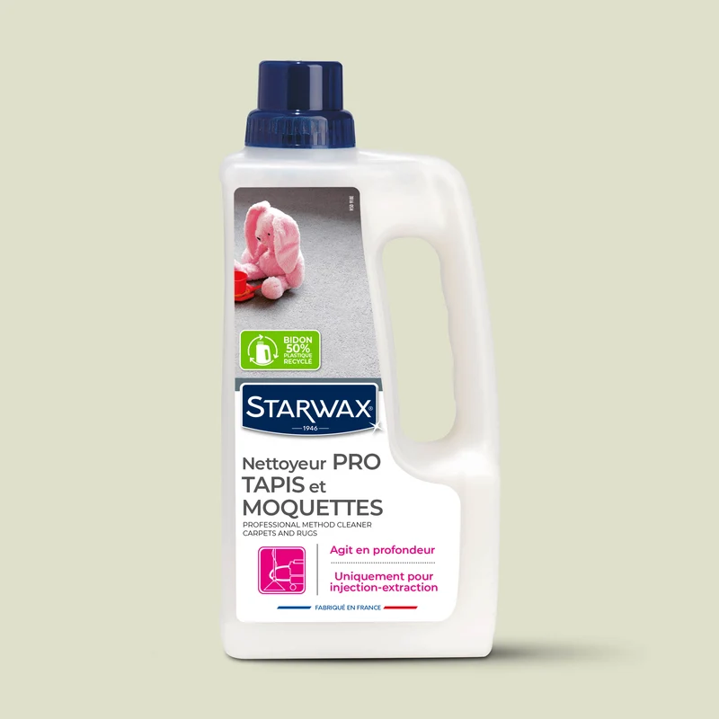Nettoyant méthode "pro" pour tapis et moquettes