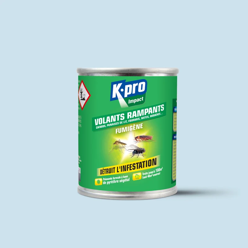 Fumigène contre les insectes volants et rampants