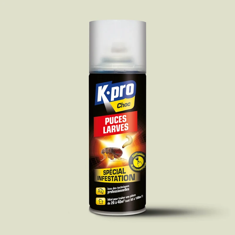 Aérosol diffusion automatique puces et larves