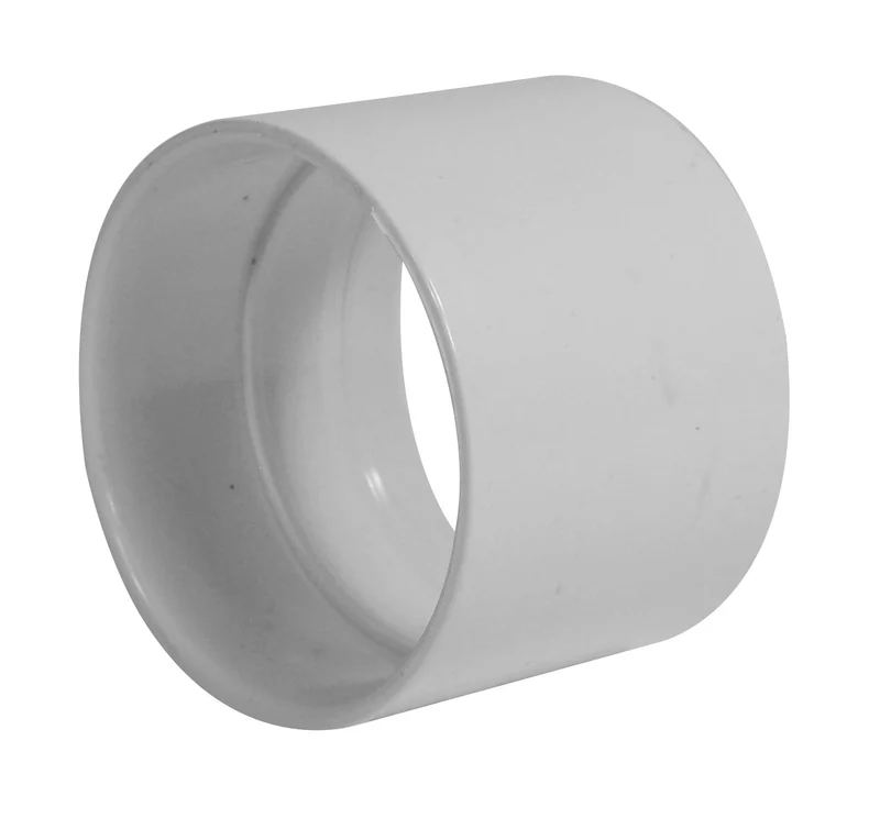 Raccord à tuyau 2'' - arrêt - pour installation aspirateur central - blanc - Plastiflex SV8062