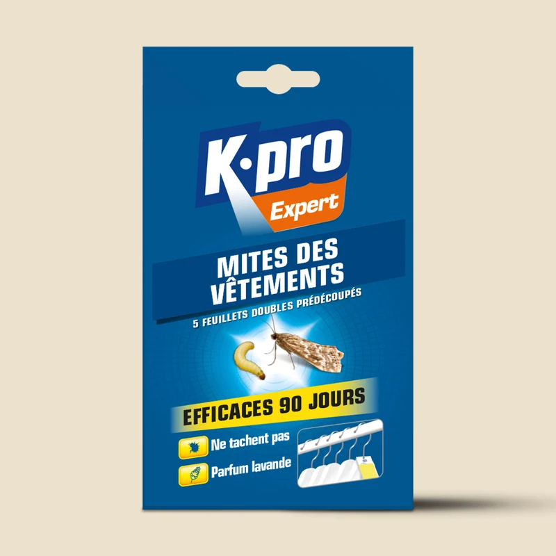 Papier anti-mites des vêtements