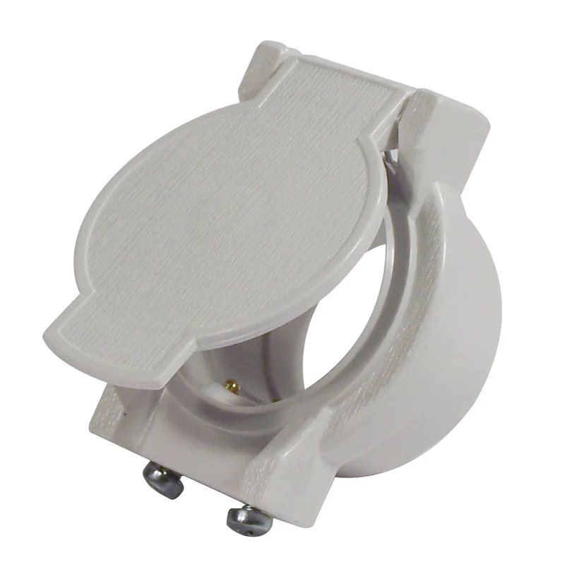 Plaque d'utilité et de contact pour aspirateur central - blanc - Canplas 775586W