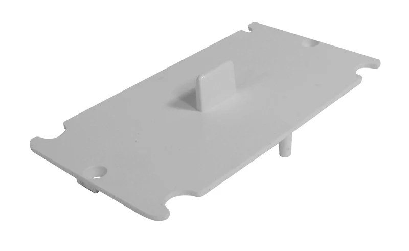 Couvre prise - pour installation aspirateur central - blanc - Plastiflex SV8078-M