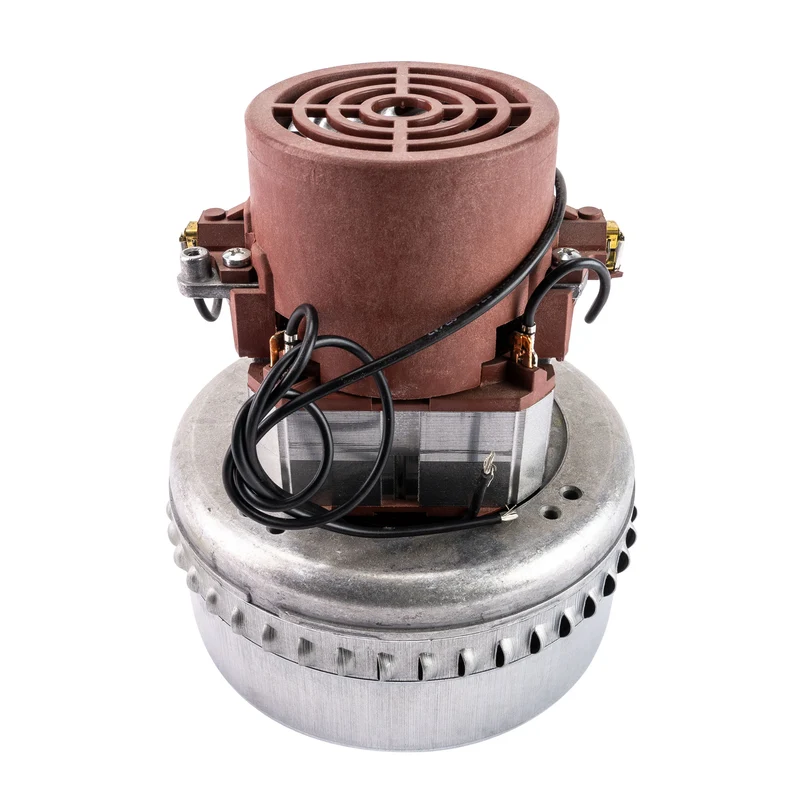 Moteur pour aspirateur "Bypass" - dia 5,7" - 2 ventilateurs - 120 V - 9 A - 1000 W - 350 watts-air - levée d'eau 88" - CFM (pi3/min) 95" - Domel 492.3.581