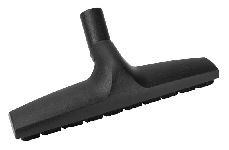 Brosse pour les planchers pour aspirateur Johnny Vac SILENZIO - HYDROGEN - MIELE - 12" (30,4 cm) - (35 mm) dia - crin de cheval - avec roues - noire