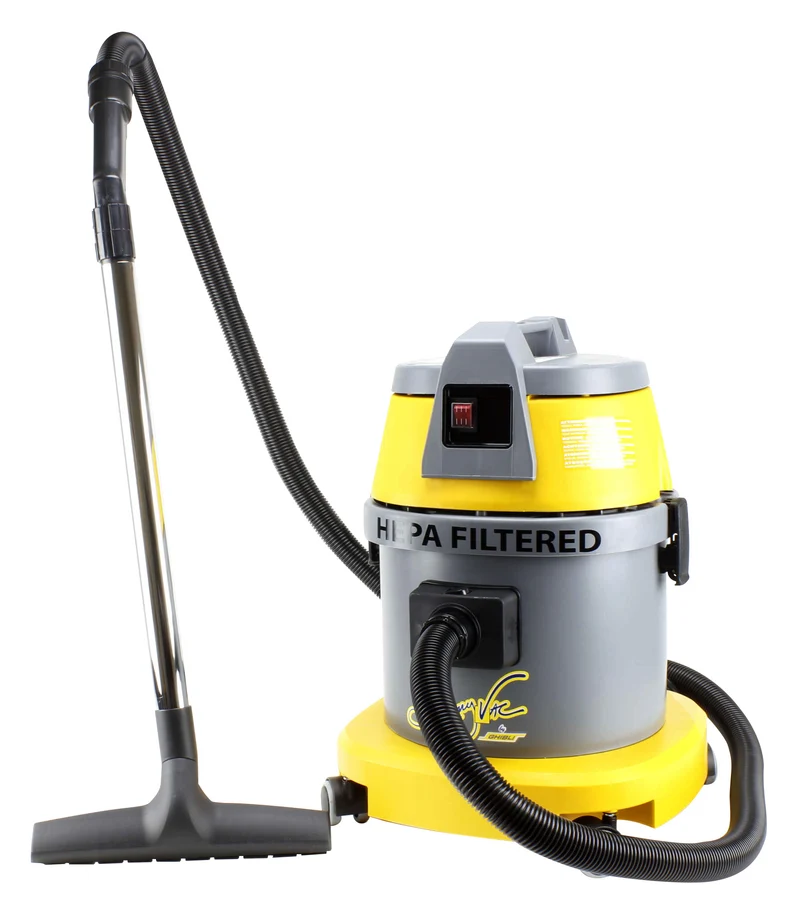 Aspirateur commercial certifié HEPA - capacité de 15 L (4 gal) - boyau de 3 m (10') - manchons en métal - brosses et accessoires inclus - Ghibli