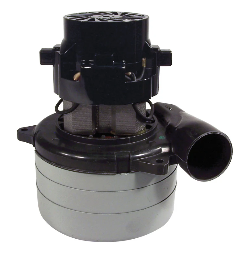 Moteur pour aspirateur tangentiel - dia 5,7" - 3 ventilateurs - 36 V - 17,9 A - 672 W - 185 watts-air - levée d'eau 74" - CFM (pi3/min) 76 - Lamb/Ametek 119432-13
