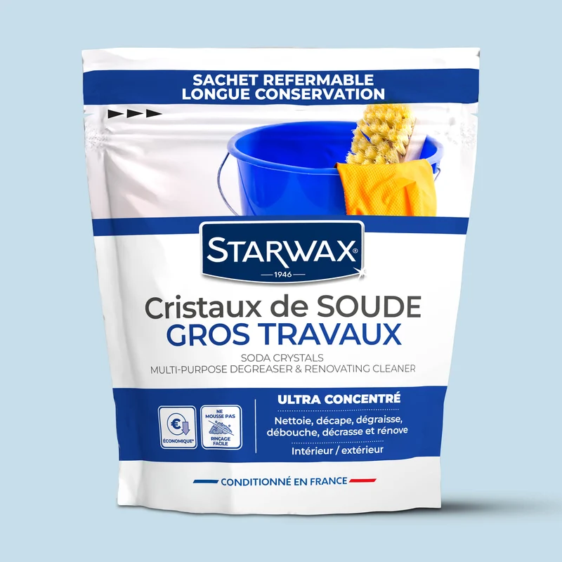Cristaux de soude gros travaux 1,4kg