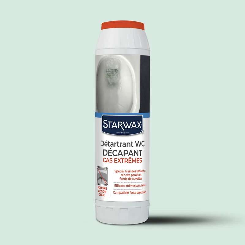 Détartrant surpuissant poudre pour WC