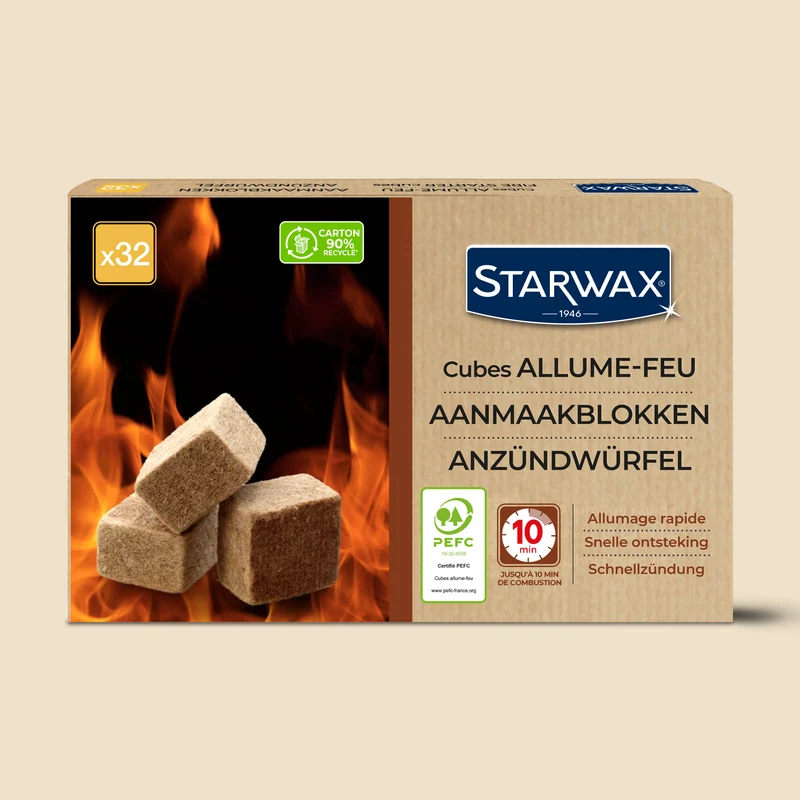 Cubes allume feu PEFC