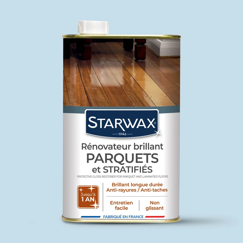 Rénovateur brillant protecteur pour parquets et sols stratifiés