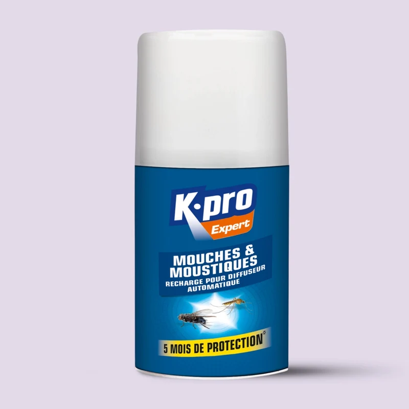 Recharge pour diffuseur automatique mouches moustiques