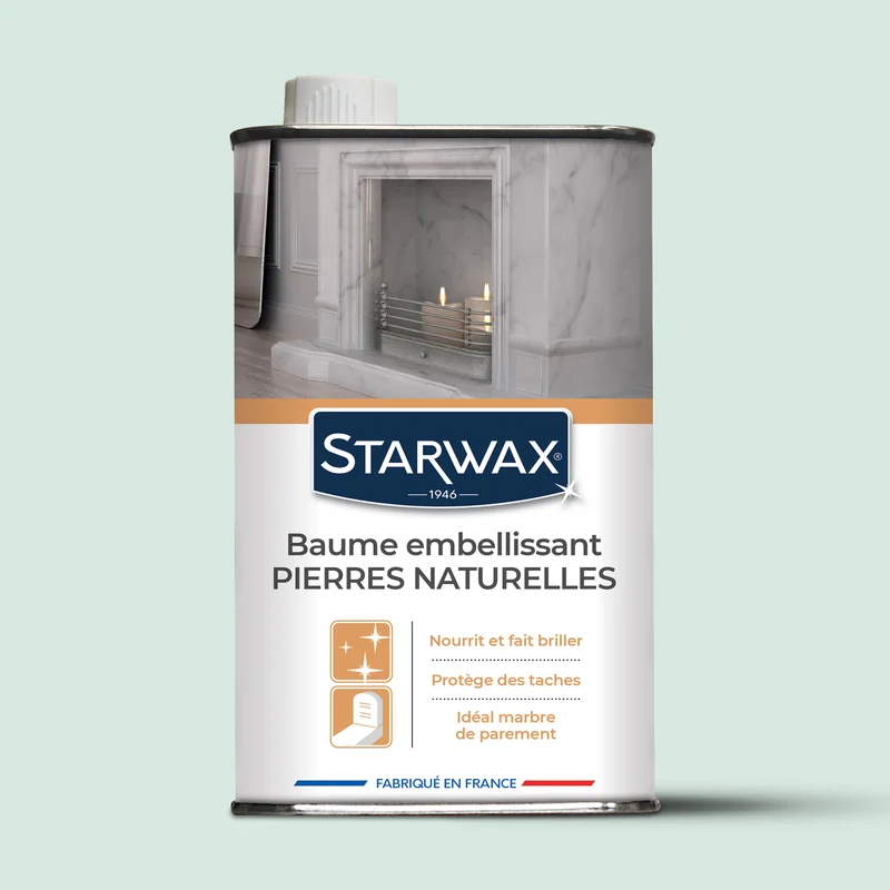 Baume embellissant pour marbre et pierres naturelles