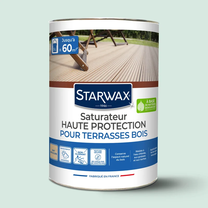 Saturateur Haute protection pour terrasses bois