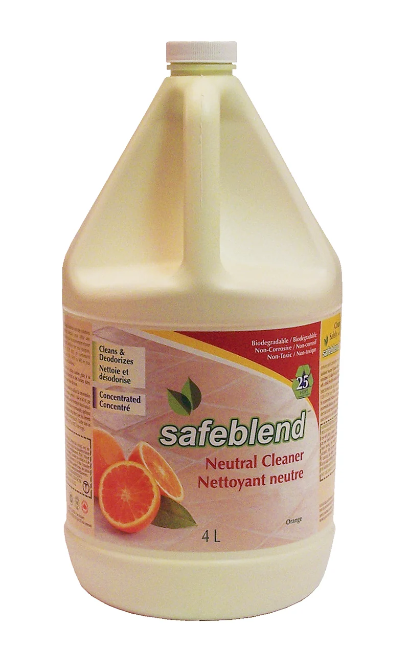 Nettoyant neutre - concentré - orange - 4 L (1,06 gal) - Safeblend NCOR G04