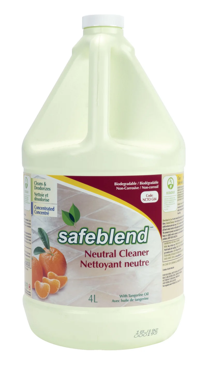 Nettoyant neutre - concentré - tangerine - 4 L (1,06 gal) - Safeblend NCTO-G04