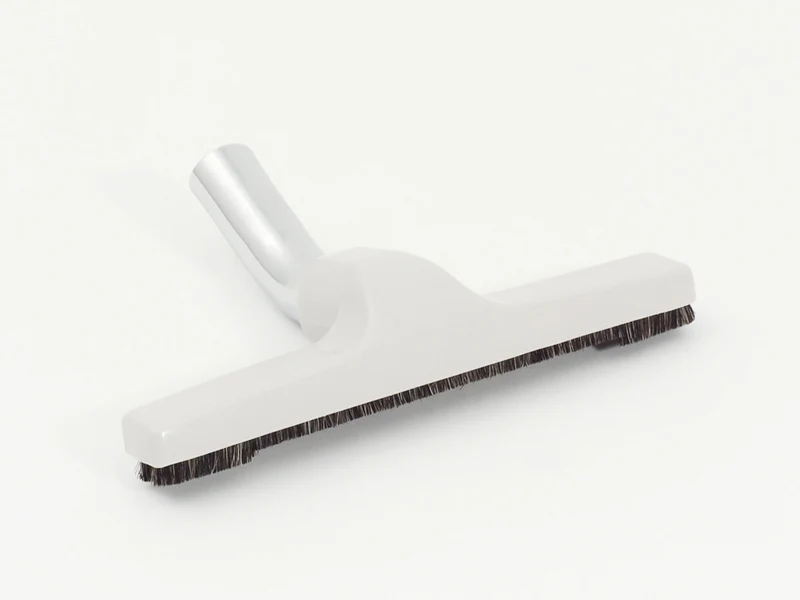 Brosse à plancher - largeur de nettoyage de 25,4 cm (10") - 31,75 mm (1 ¼ ") dia - avec coude en métal - universel - gris