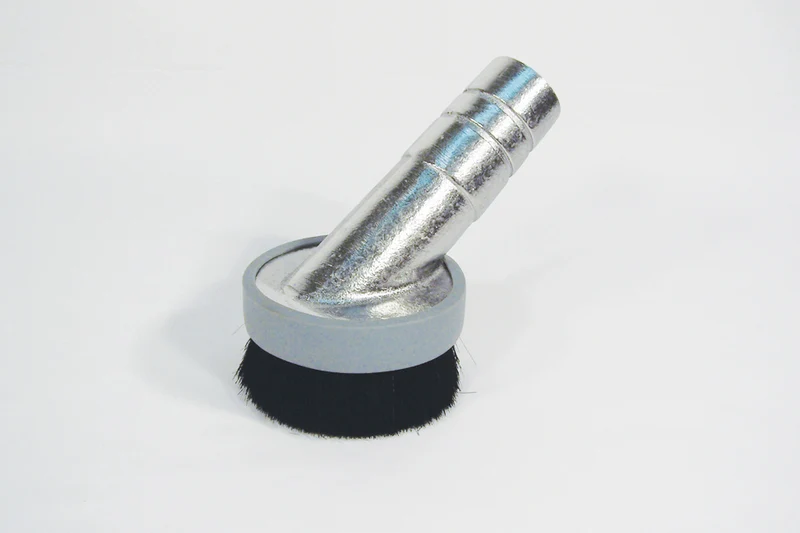 Brosse à épousseter en aluminium - 1½ x 3" - crin de cheval - industriel